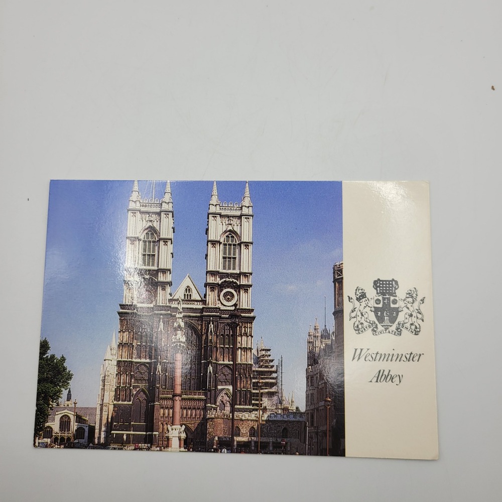 Westminster Abbey London Postcard‎ Storti Edizioni Thomas Benacci A16